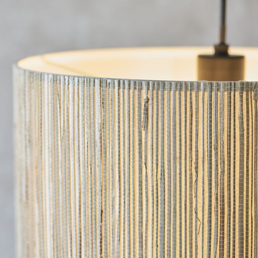 Pendelleuchte 'Wimea' Seegras Ø 35 cm