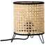 Tischleuchte 'Wiley' rattan Ø 17,5 cm