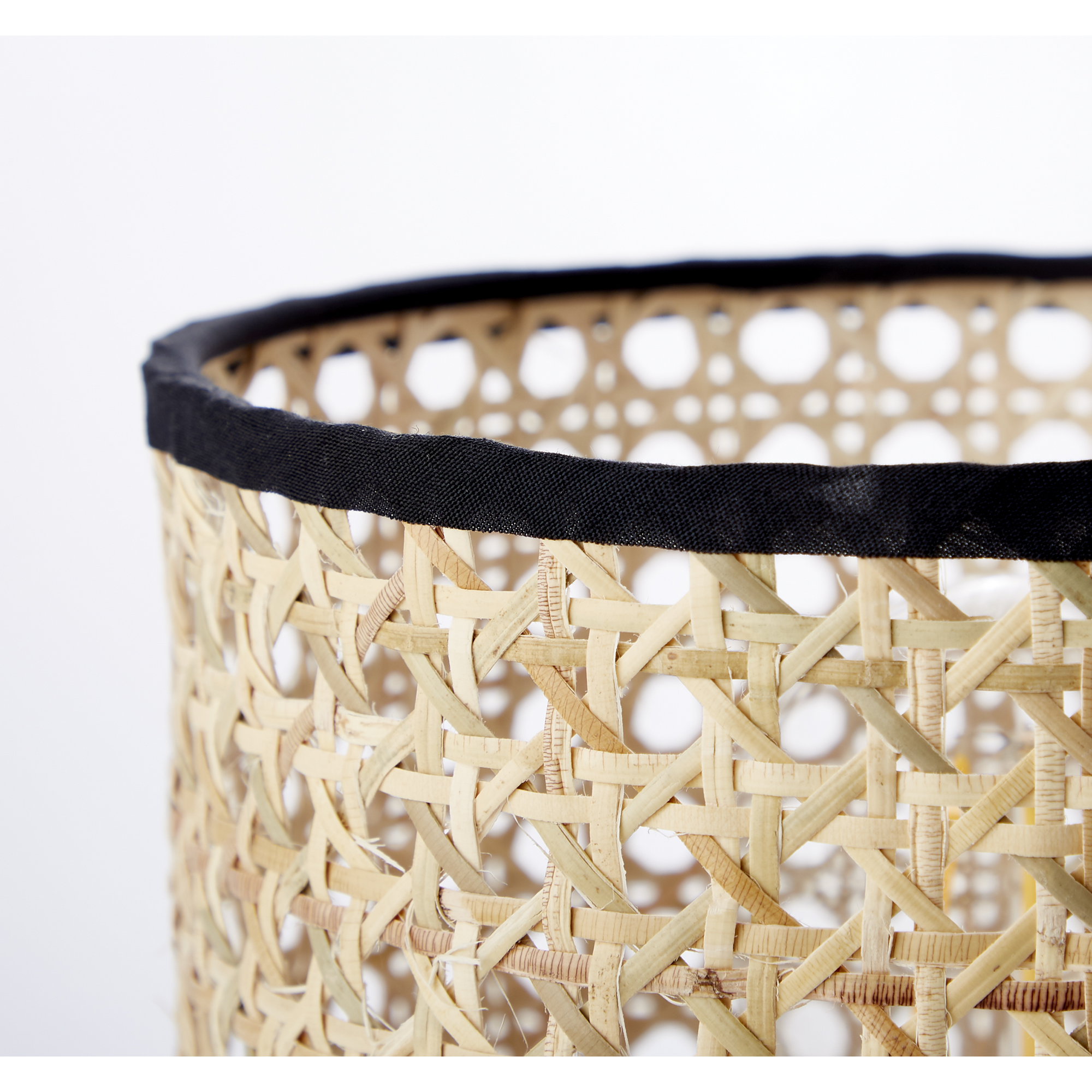Tischleuchte 'Wiley' rattan Ø 17,5 cm + product picture