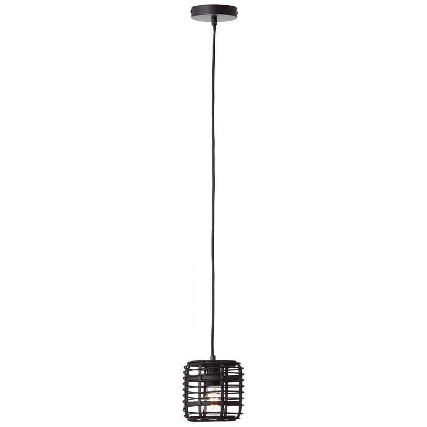 Pendelleuchte 'Crosstown' dunkelbraun Ø 16 cm