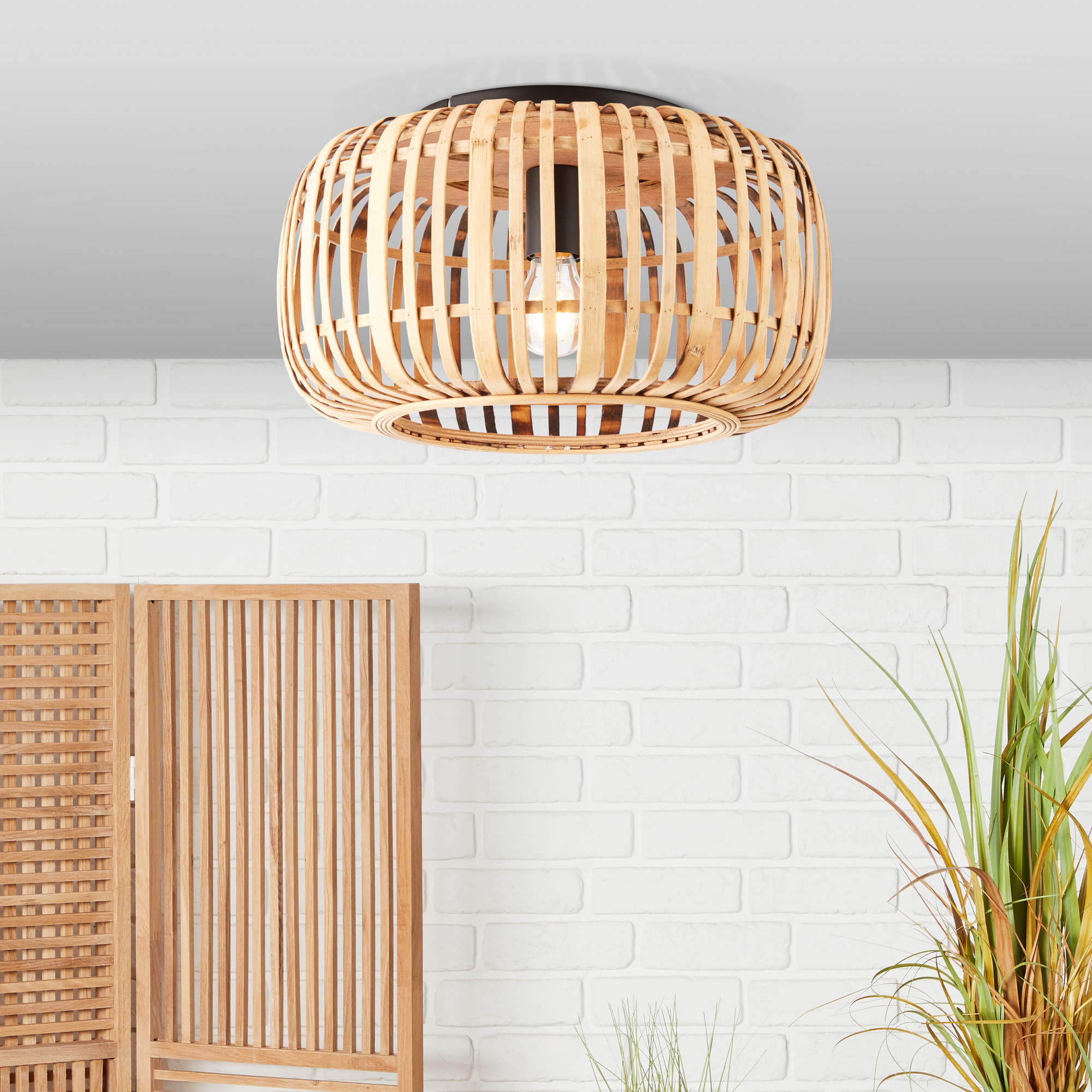 Deckenleuchte 'Woodrow' 60 W Ø 39,5 cm