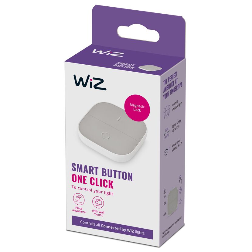 Wiz Smart Button in Verpackung