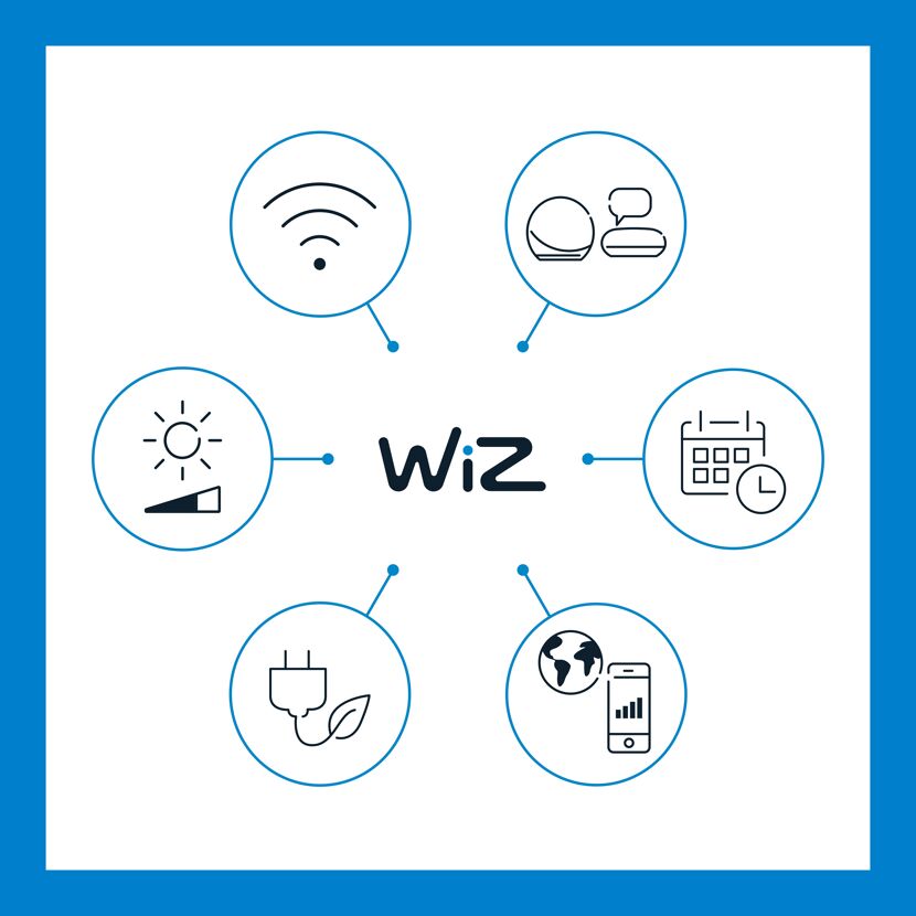 LED-Tischleuchte 'WiZ' matt 5,5 W 400 lm