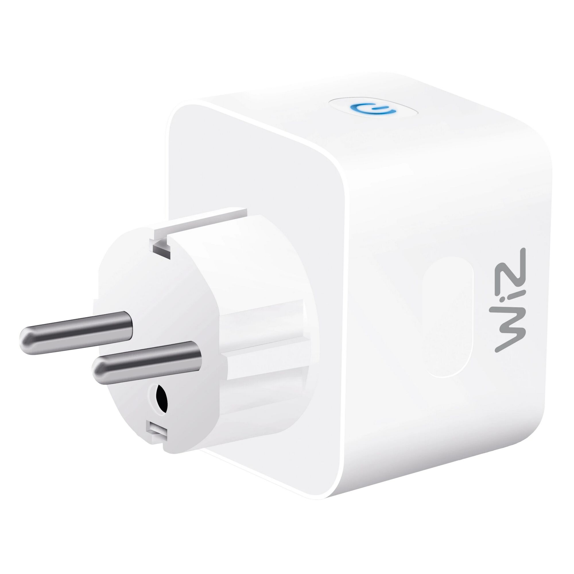 Weißer WiZ Smart Plug mit Powermeter