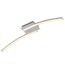 LED-Deckenleuchte 'Go' 2-flammig aluminiumfarben 12 W 960 lm 63,5 cm