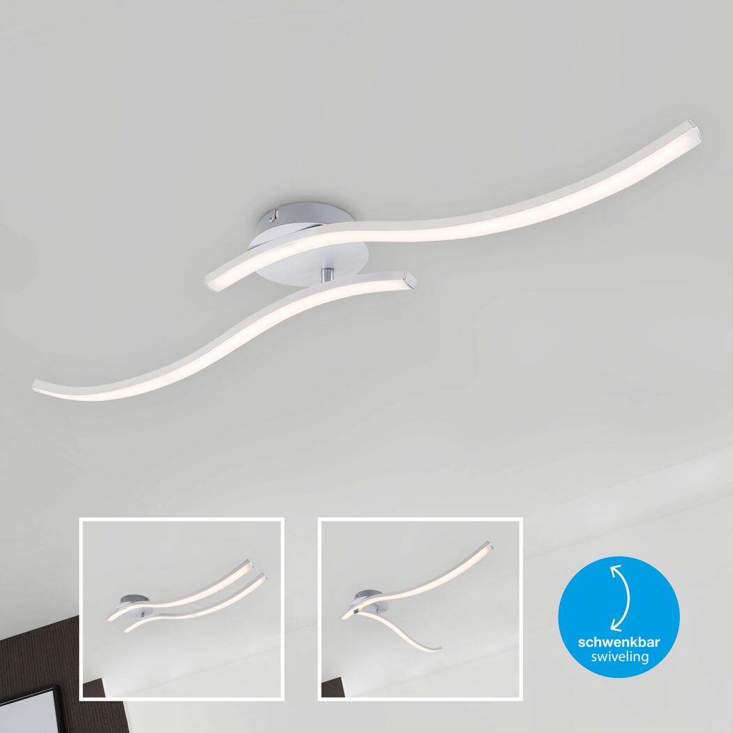 LED-Deckenleuchte 'Go' 18 W 700 lm warmweiß 12 x 11 x 78,2 cm