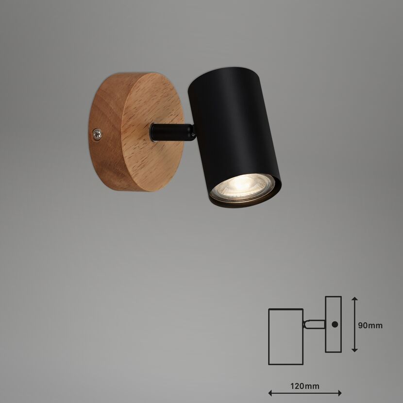 LED-Strahler 'Muritz' schwarz GU10