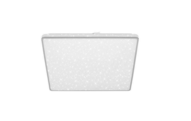 Bild von LED-Deckenleuchte 'Stern' 2800 lm chromfarben 37 x 37 cm