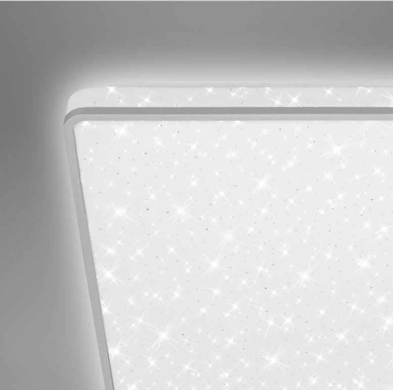 LED-Deckenleuchte 'Stern' 2800 lm chromfarben 37 x 37 cm + product picture