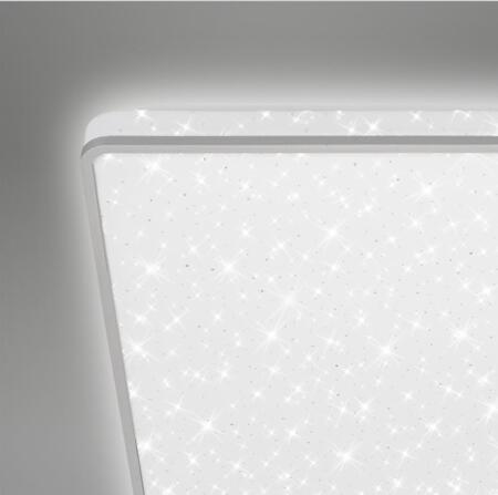 3. Bild von LED-Deckenleuchte 'Stern' 2800 lm chromfarben 37 x 37 cm