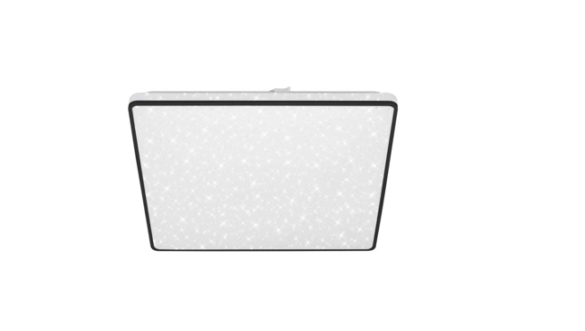 Bild von LED-Deckenleuchte 'Stern' 2800 lm schwarz 37 x 37 cm