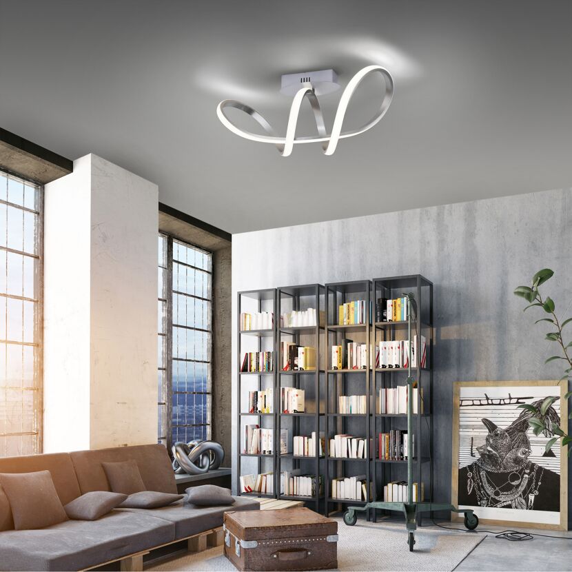 LED-Deckenleuchte 'Maria' dimmbar 18 W 950 lm warmweiß 24,5 x 27 x 61 cm