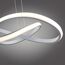 LED-Pendelleuchte 'Maria' aluminiumfarben 57 x 120 x 57  cm 29,5 W
