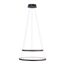 LED-Pendelleuchte 'Circle' anthrazit Ø 50 x 50 cm 46 W