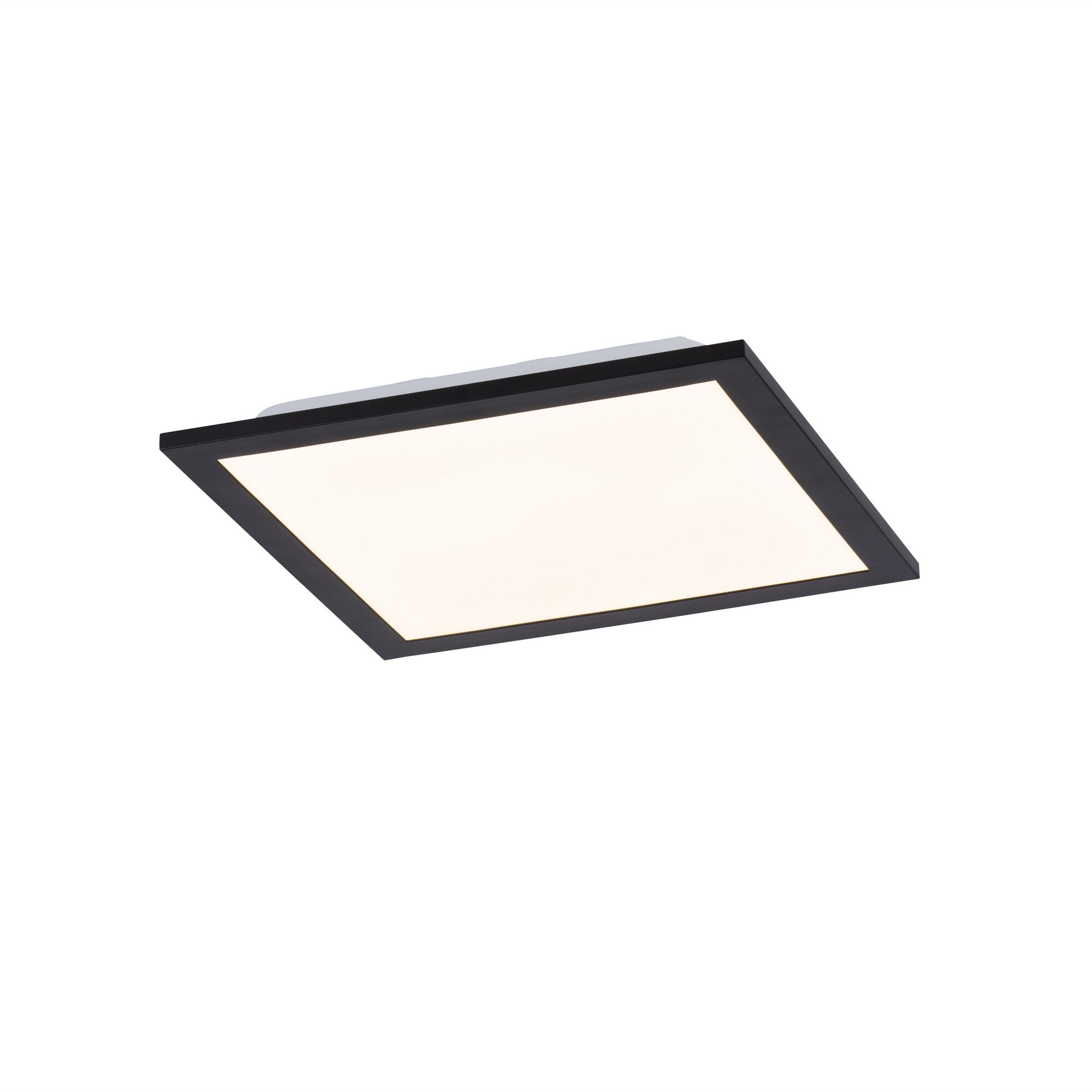 Schwarze LED Panelleuchte FLAT, 30 x 30 cm