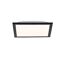 LED-Deckenleuchte 'Flat' schwarz 29,5 x 5,8 cm 485 lm