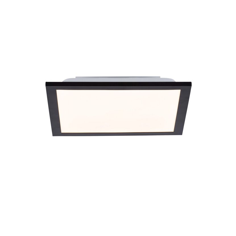 LED-Deckenleuchte 'Flat' schwarz 29,5 x 5,8 cm 485 lm