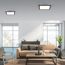 LED-Deckenleuchte 'Flat' schwarz 29,5 x 5,8 cm 485 lm