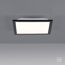LED-Deckenleuchte 'Flat' schwarz 29,5 x 5,8 cm 485 lm