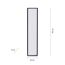 LED-Deckenleuchte 'Flat' schwarz 29,5 x 6,1 cm 1080 lm