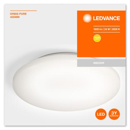 6. Bild von LED-Deckenleuchte 'Orbis Pure' weiß Ø 40 cm 1800 lm