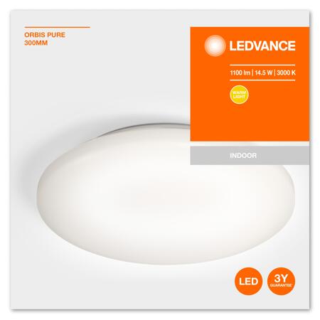 6. Bild von LED-Deckenleuchte 'Orbis Pure' weiß Ø 30 cm 1100 lm