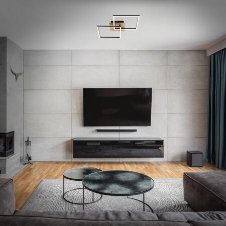 4. Bild von LED-Deckenleuchte schwarz 1200 lm