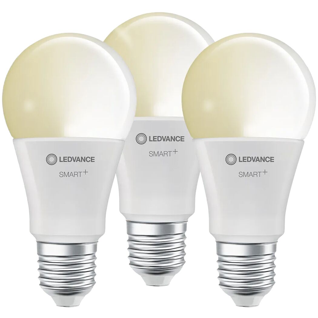 LED-Leuchtmittelset 'SMART Wifi CLA' dimmbar Standardform matt E27 9 W 806 lm warmweiß 3 Stück
