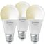 LED-Lampe 'Smart+ WiFi CLA' warmweiß 9 W E27 806 lm, dimmbar 3er-Pack