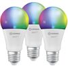 LED-Leuchtmittelset 'SMART Wifi CLA' dimmbar Standardform matt E27 14 W 1521 lm RGB - tunable white 3 Stück