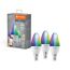 LED-Kerzenlampe 'Smart+ WiFi' RGBW 4,9 W E14 470 lm, dimmbar 3er-Pack