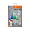 LED-Leuchtmittelset 'SMART WiFi CLB' dimmbar Kerze matt E14 4,9 W 470 lm RGB - tunable white 3 Stück