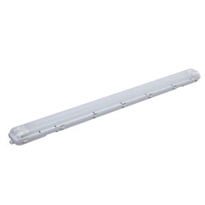LED-Feuchtraumleuchte T8 grau 2 x 18 W 3600 lm G13 4000 K IP 65