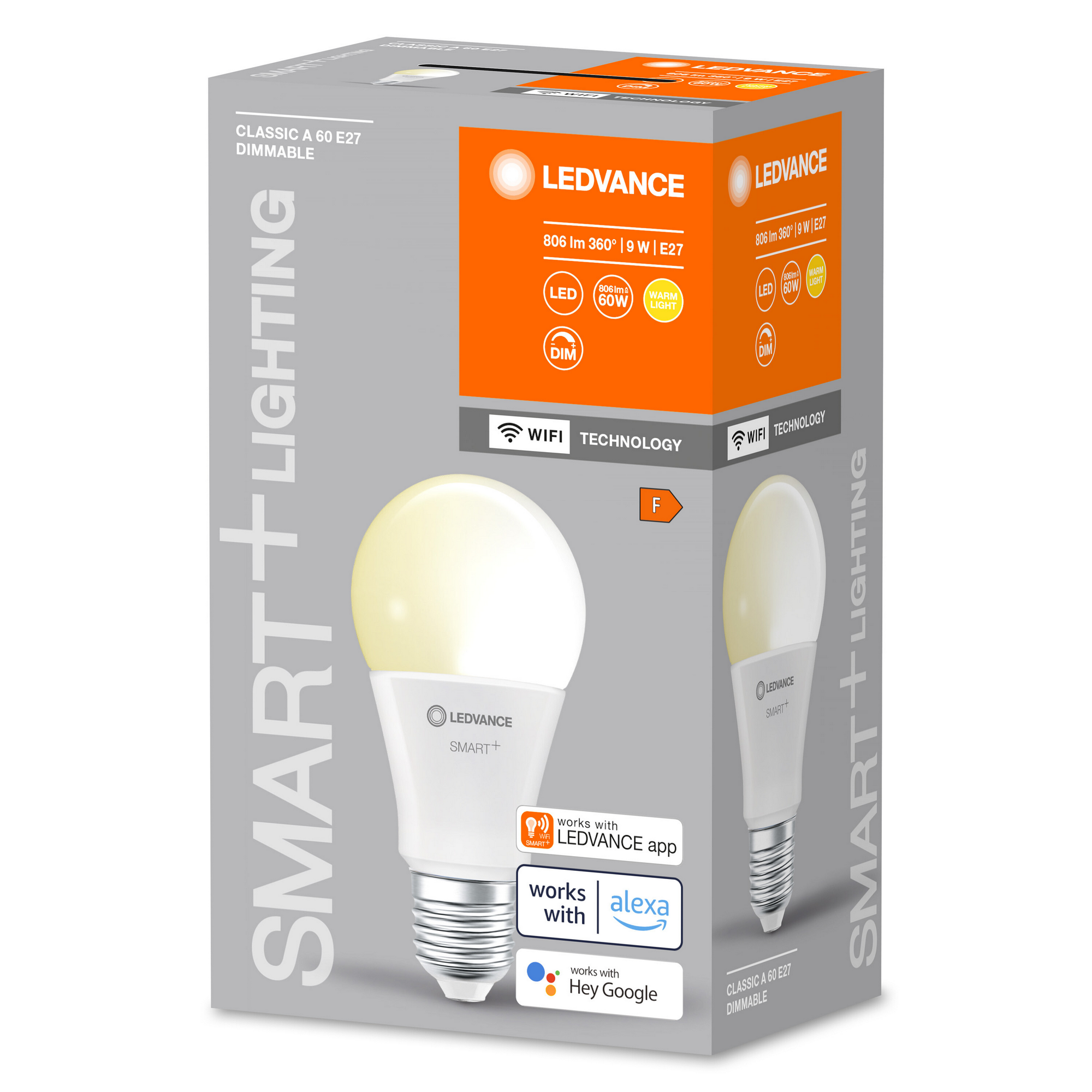 LED-Lampe 'Smart+ WiFi CLA' warmweiß 9 W E27 806 lm, dimmbar + product picture