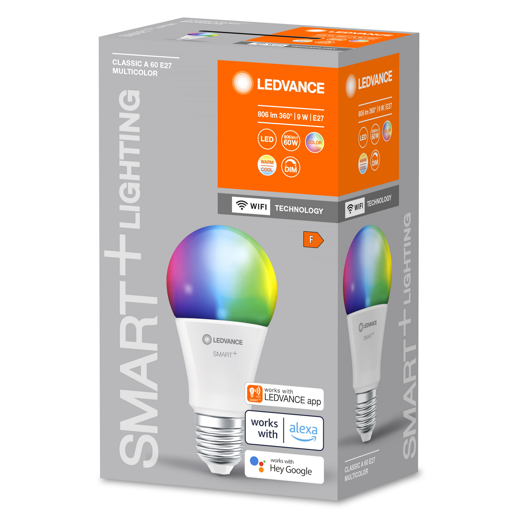 LED-Lampe 'Smart+ WiFi CLA' RGBW 9 W E27 806 lm, dimmbar + product picture