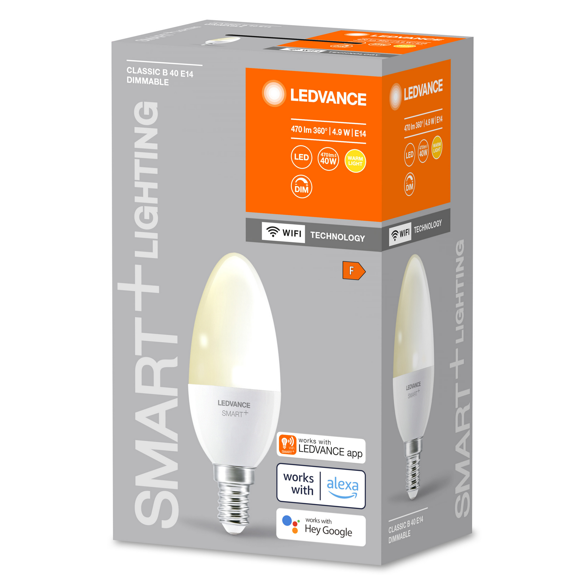 LED-Kerzenlampe 'Smart+ WiFi' warmweiß 4,9 W E14 470 lm, dimmbar + product picture