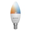 LED-Leuchtmittel 'SMART WiFi CLB' dimmbar Kerze matt E14 4,9 W 470 lm warmweiß bis tageslichtweiß