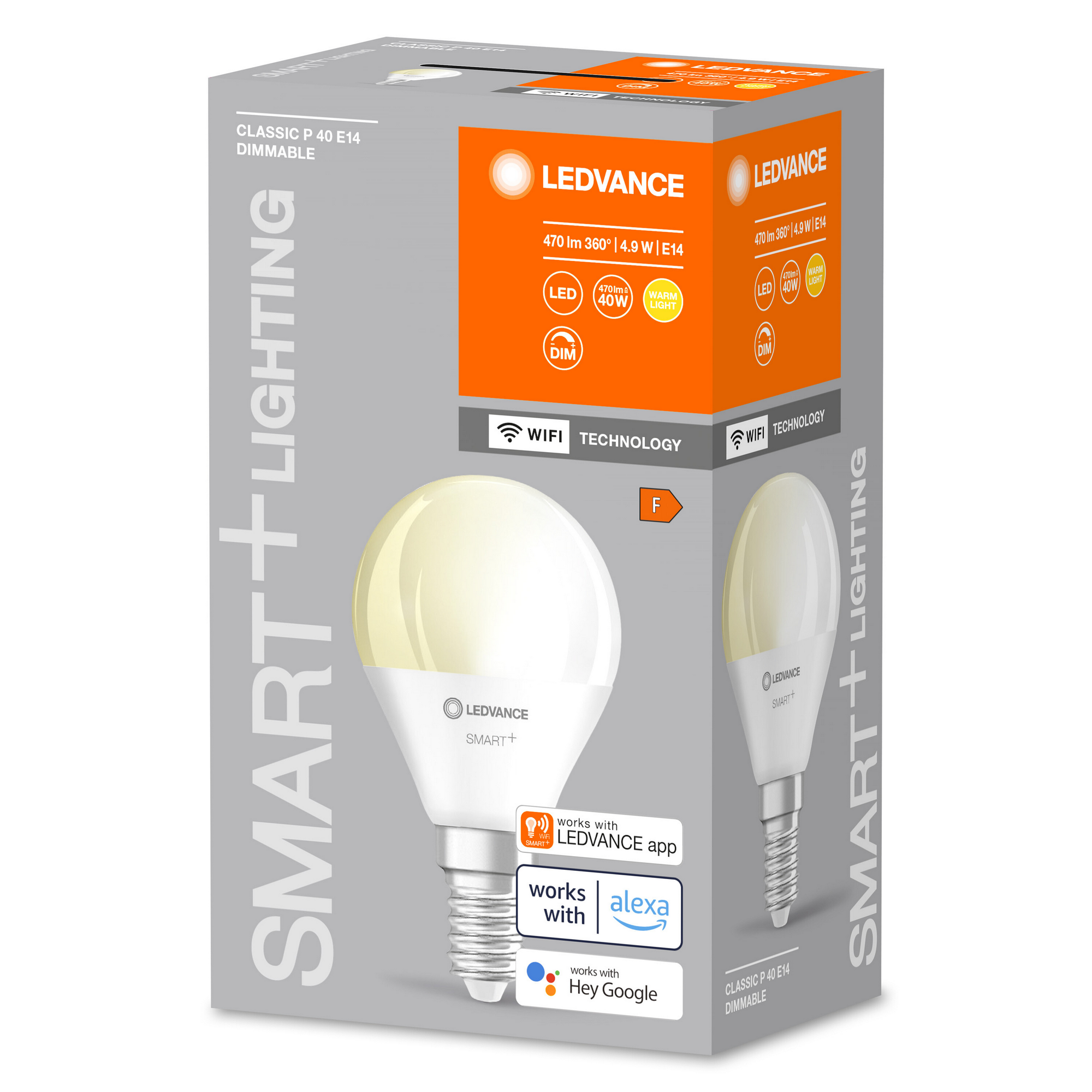 LED-Lampe 'Smart+ WiFi CLP' warmweiß 4,9 W E14 470 lm, dimmbar + product picture