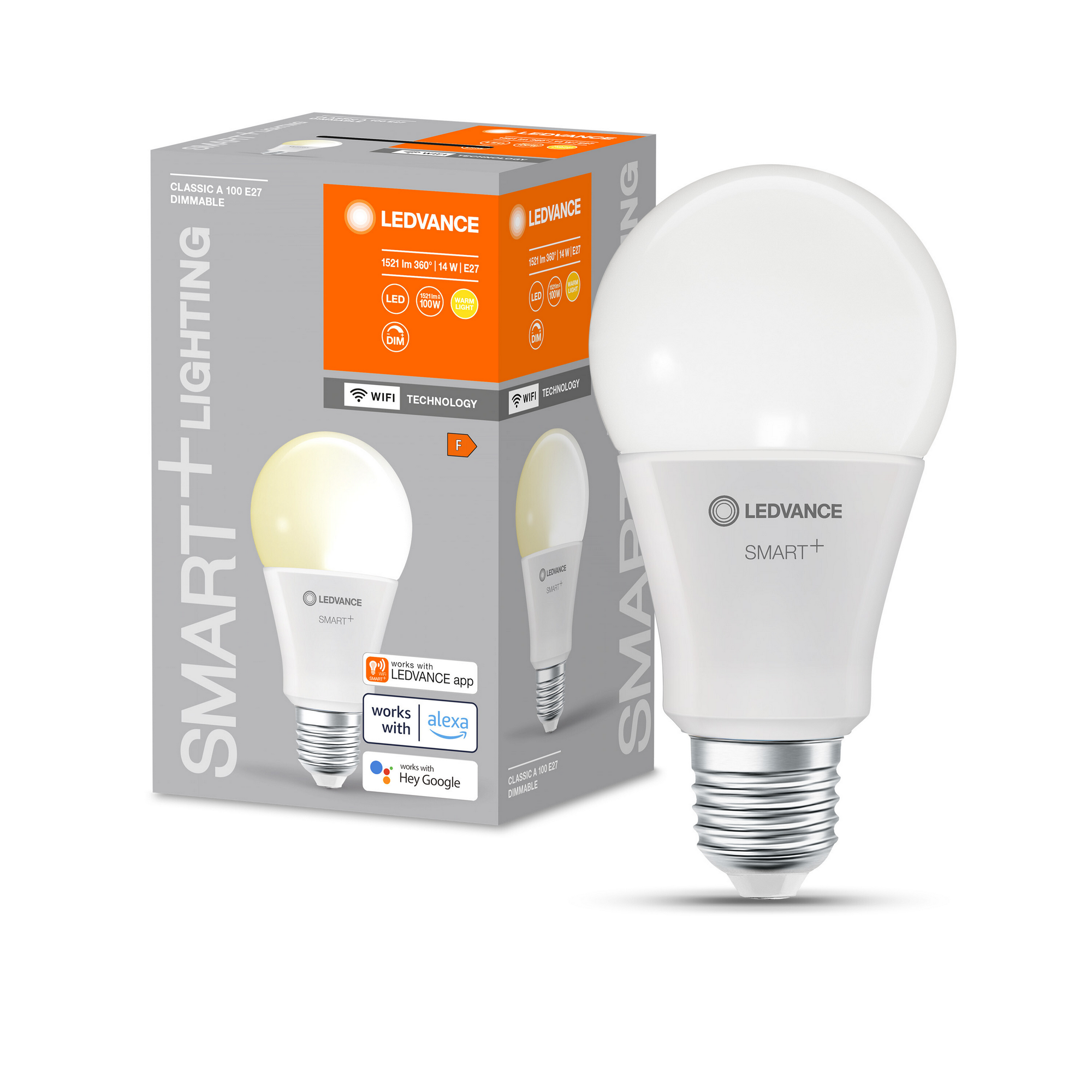 LED-Lampe 'Smart+ WiFi CLA' warmweiß 14 W E27 1521 lm, dimmbar + product picture