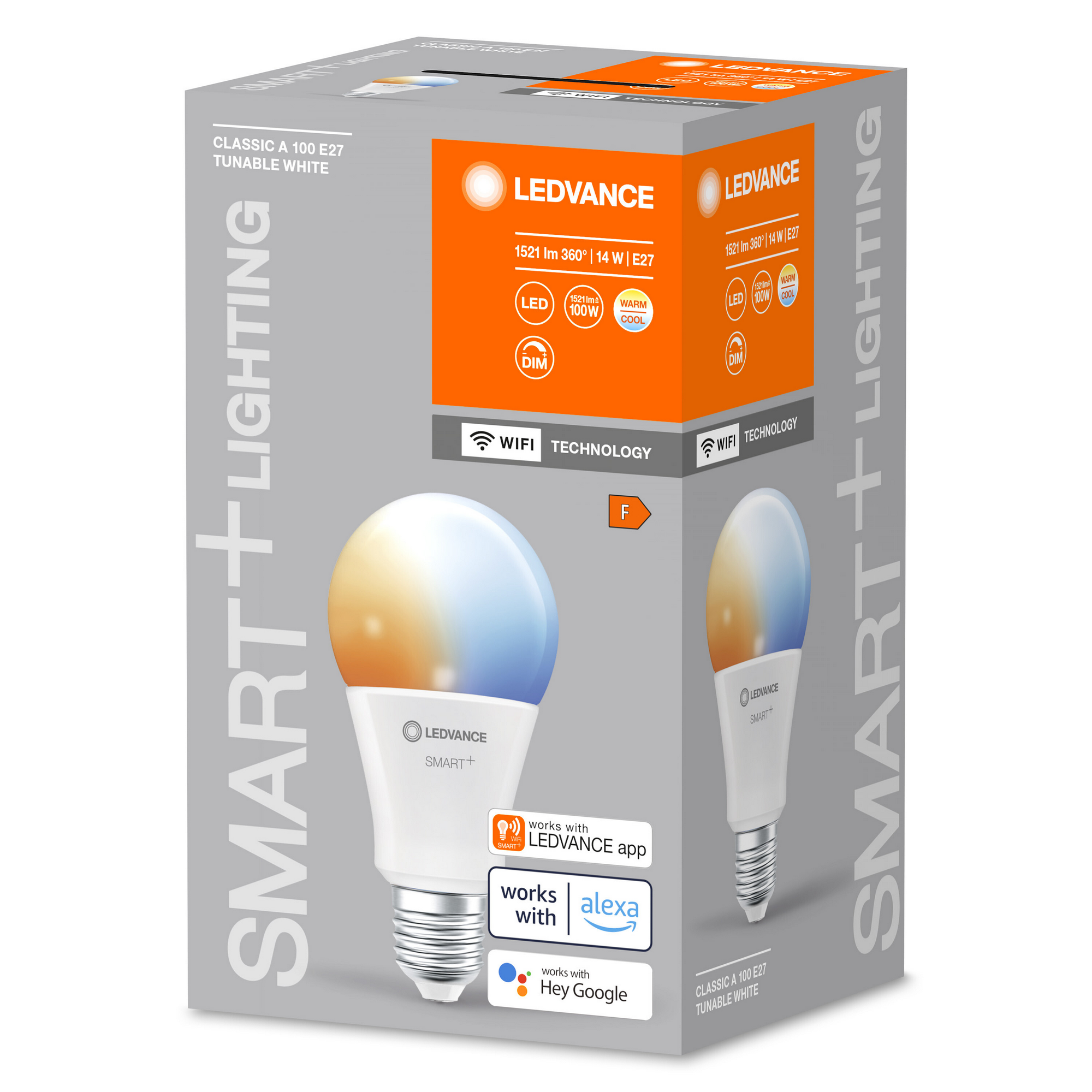 LED-Lampe 'Smart+ WiFi CLA' warm/kaltweis 14 W E27 1521 lm, dimmbar + product picture