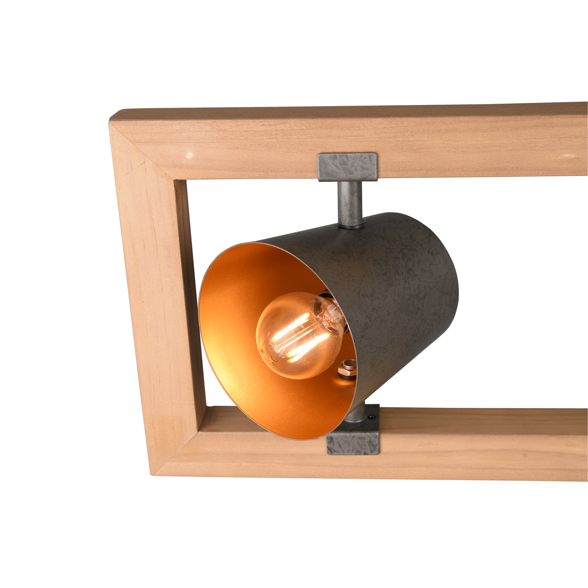 Pendelleuchte 'Bell' schwarz 100 x 10,5 cm 4-flammig + product picture