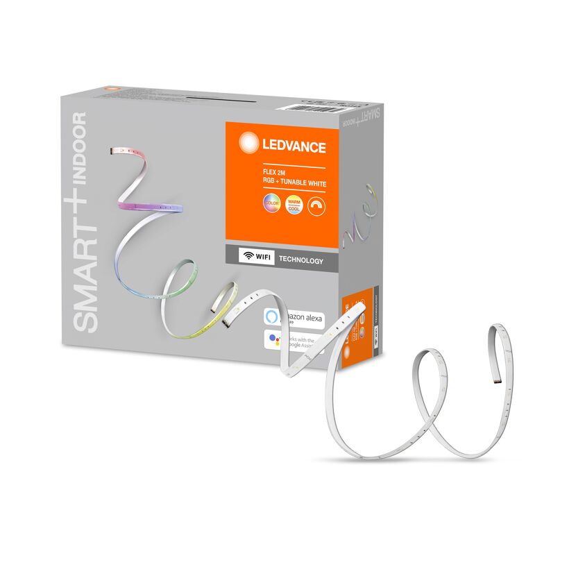 LED-Lichtband 'Smart+ WiFi Flex' RGB + TW 8,5 W 720 lm dimmbar, 200 cm