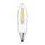 LED-Filament Kerzenlampe 'Smart+ WiFi CLB' warmweiß 4 W E14 470 lm, dimmbar