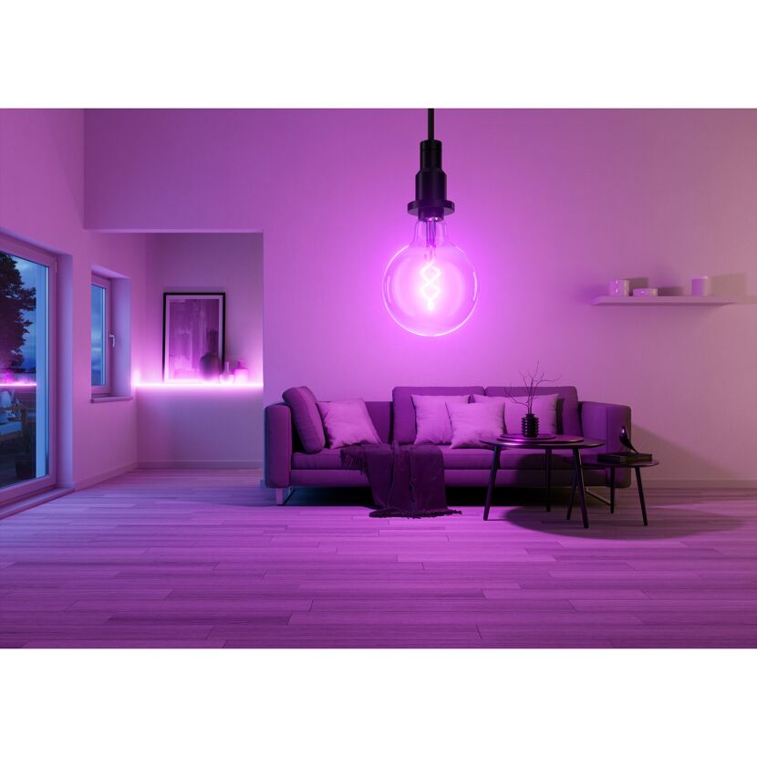 LED-Filament Lampe 'Smart+ WiFi Globe' RGBTW 4,8 W E27 470 lm, dimmbar