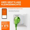 WiFi-Outdoorsteckdose 'Smart+ WiFi Plug' schwarz