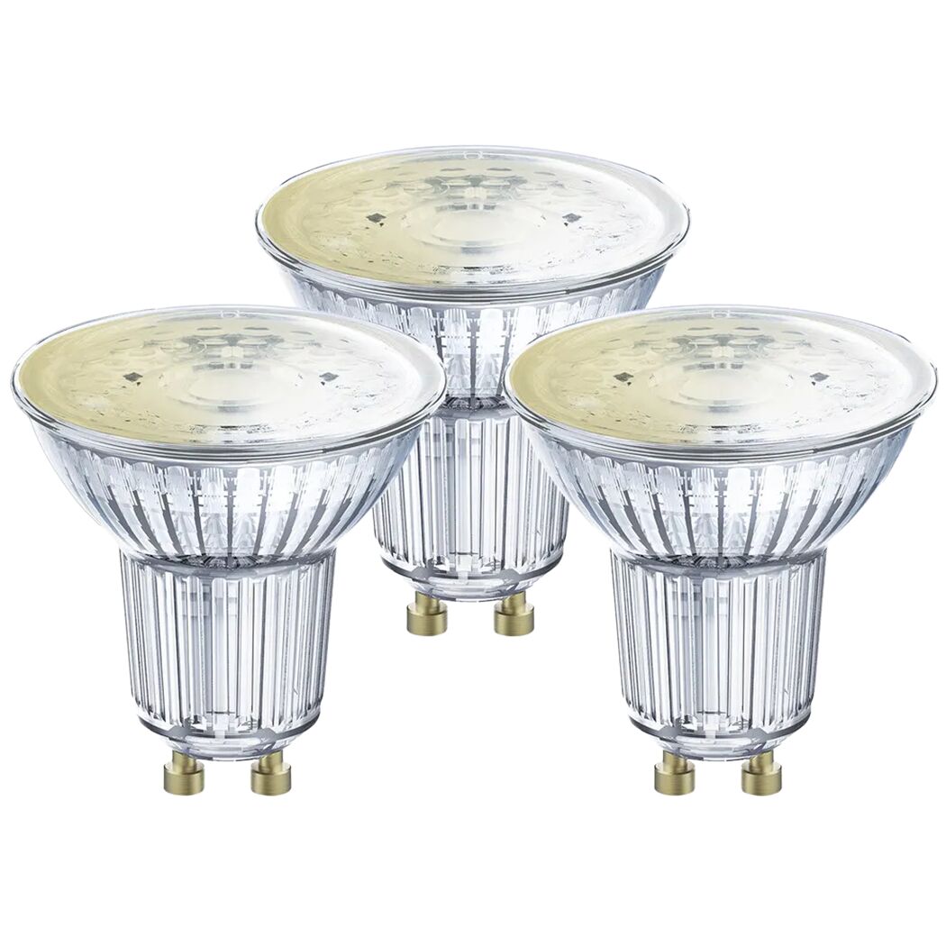 LED-Leuchtmittelset 'SMART WiFi PAR' dimmbar Reflektor klar GU10 4,9 W 350 lm warmweiß 3 Stück