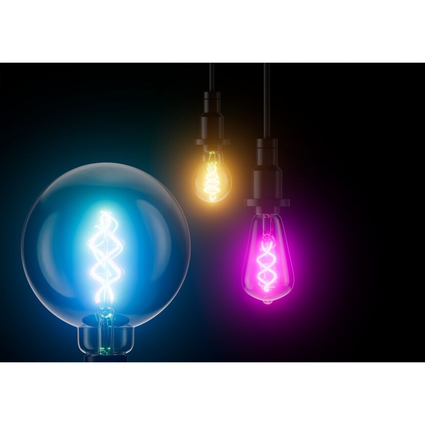 LED-Filament Lampe 'Smart+ WiFi CLA' RGBW 4,5 W E27 300 lm, dimmbar