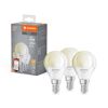 LED-Leuchtmittelset 'SMART WiFi CLP' dimmbar Tropfen matt E14 4,9 W 470 lm warmweiß 3 Stück