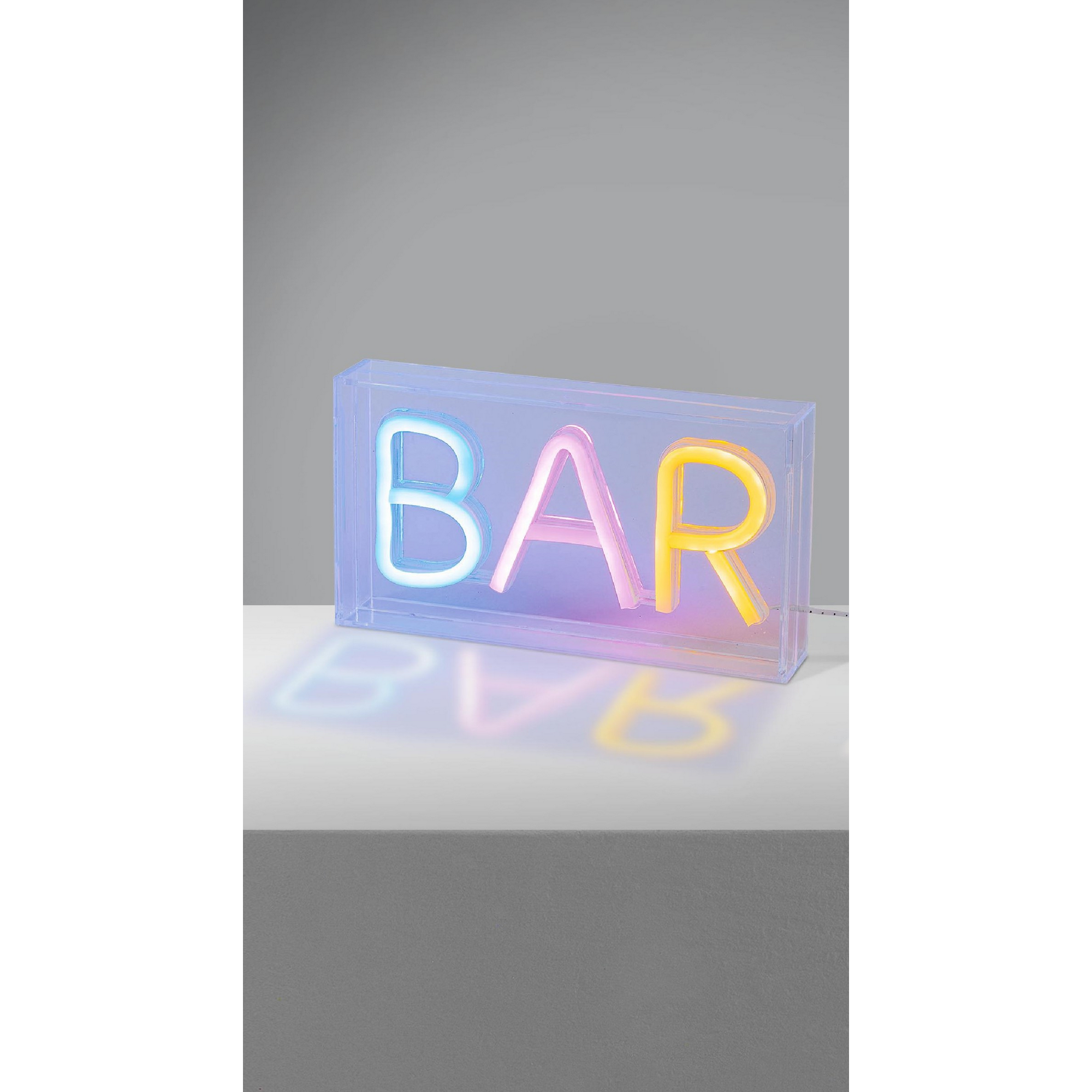LED-Neon Schriftzug 'Bar' Kunststoff USBA-Stecker mit Schalter 23 x 12,7 x 4 cm + product picture