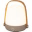 Tragbare LED Tischleuchte mit Holzgriff